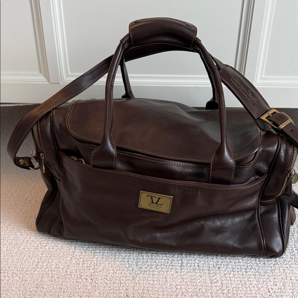 Brown Leather Men's Bag